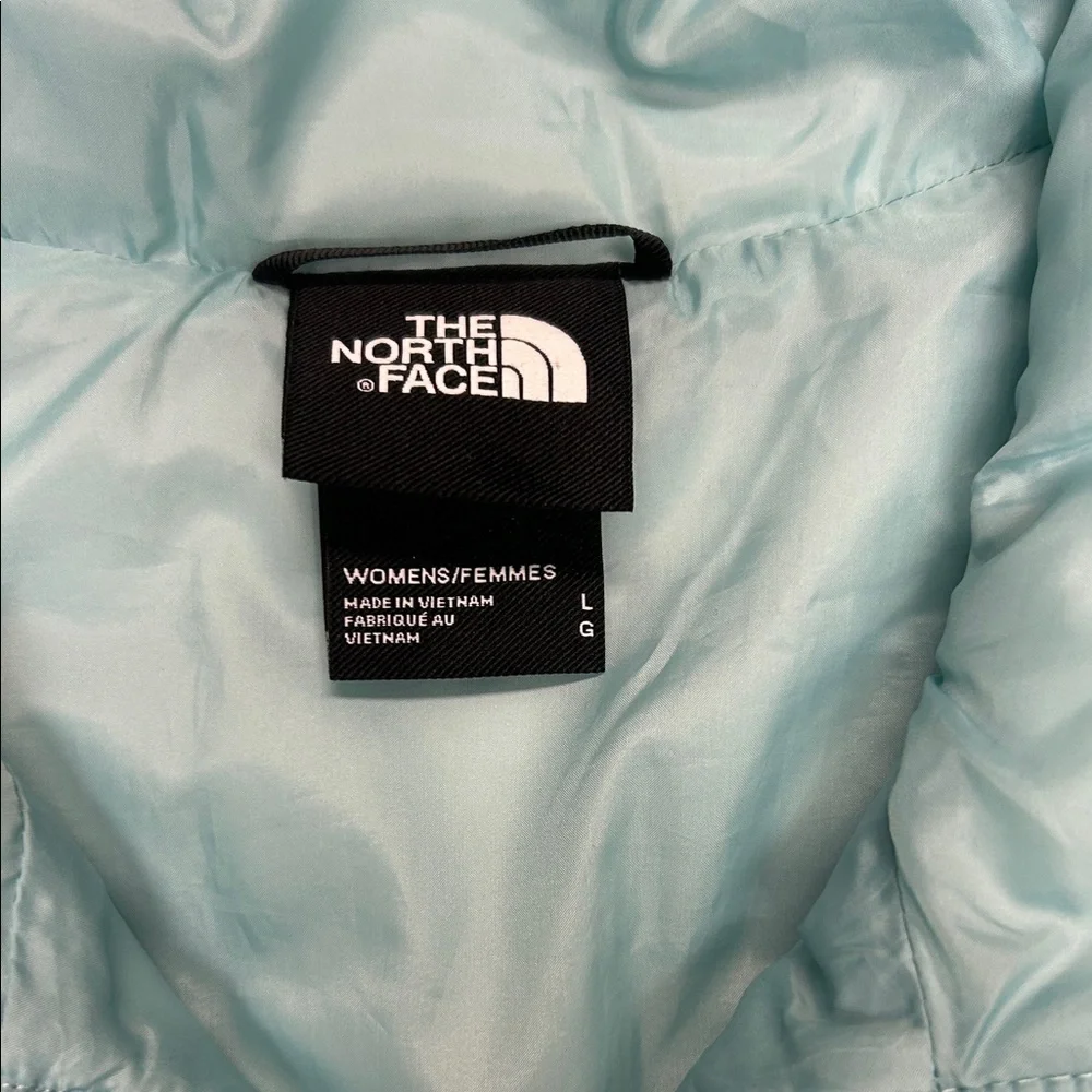 The North Face Sky Blue Quilted Vest - Picture 2 of 3